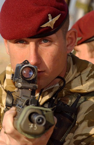 What manner of man is this who wears the maroon beret?
